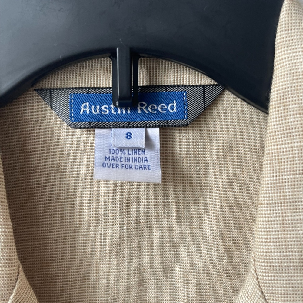 Austin Reed Tan Button Down Vest